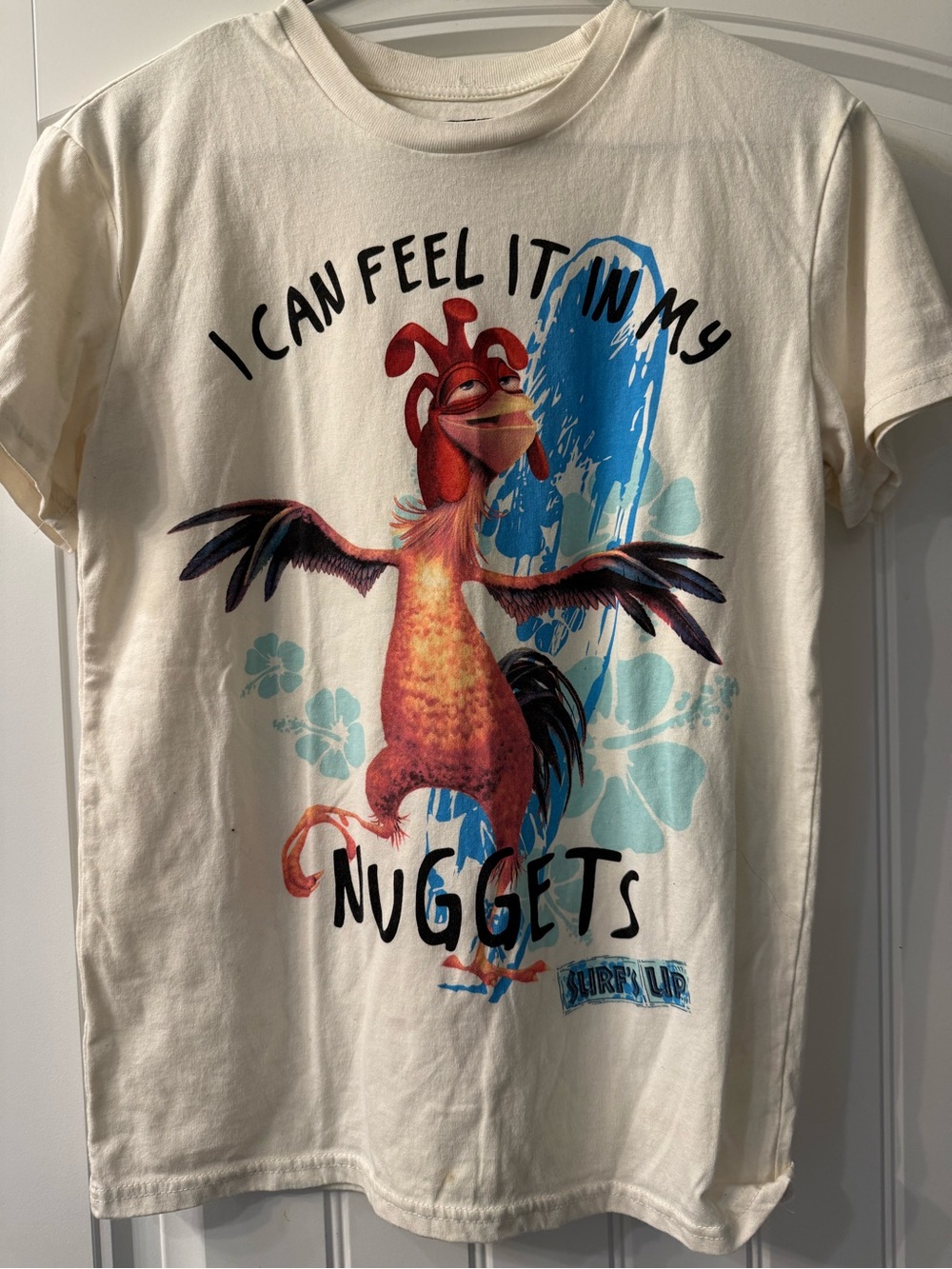 I Can Feel It In My Nuggets Short Sleeve Graphic Tee - Cream